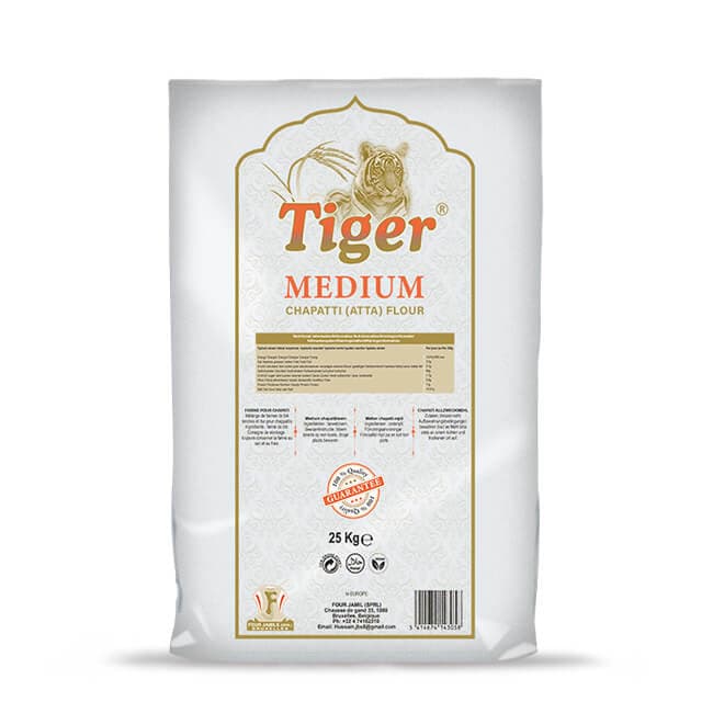 Tiger Medium Chapatti (Atta) Flour 25kg